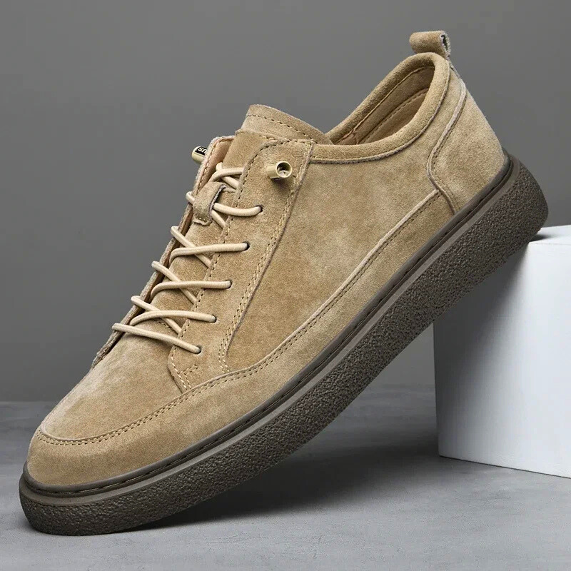Idris - Men's Casual Faux Suede Lace Sneakers