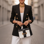 Nicolette | Women's Chic Double-Breasted Blazer Trousers Set 9