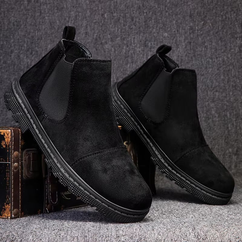 Soren - Men's Stylish Faux Suede Chelsea Boots