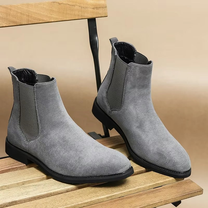 Jareth - Men's Classic Gray Chelsea Boots