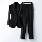 Camille | Women's Classic Blazer Set with Tailored Trousers