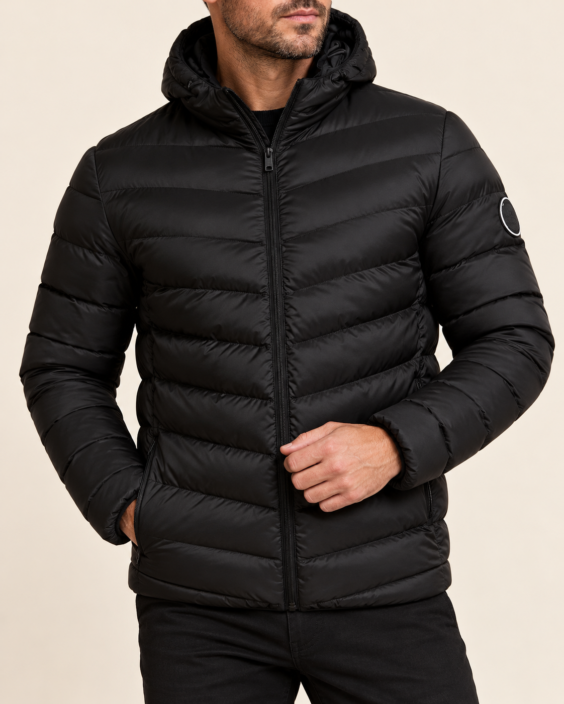 Reed | Men's Classic Puffer Jacket with Hood