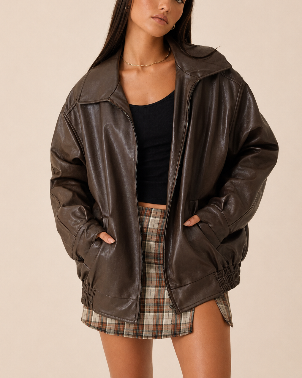 Renata | Women's Oversized Bomber Jacket