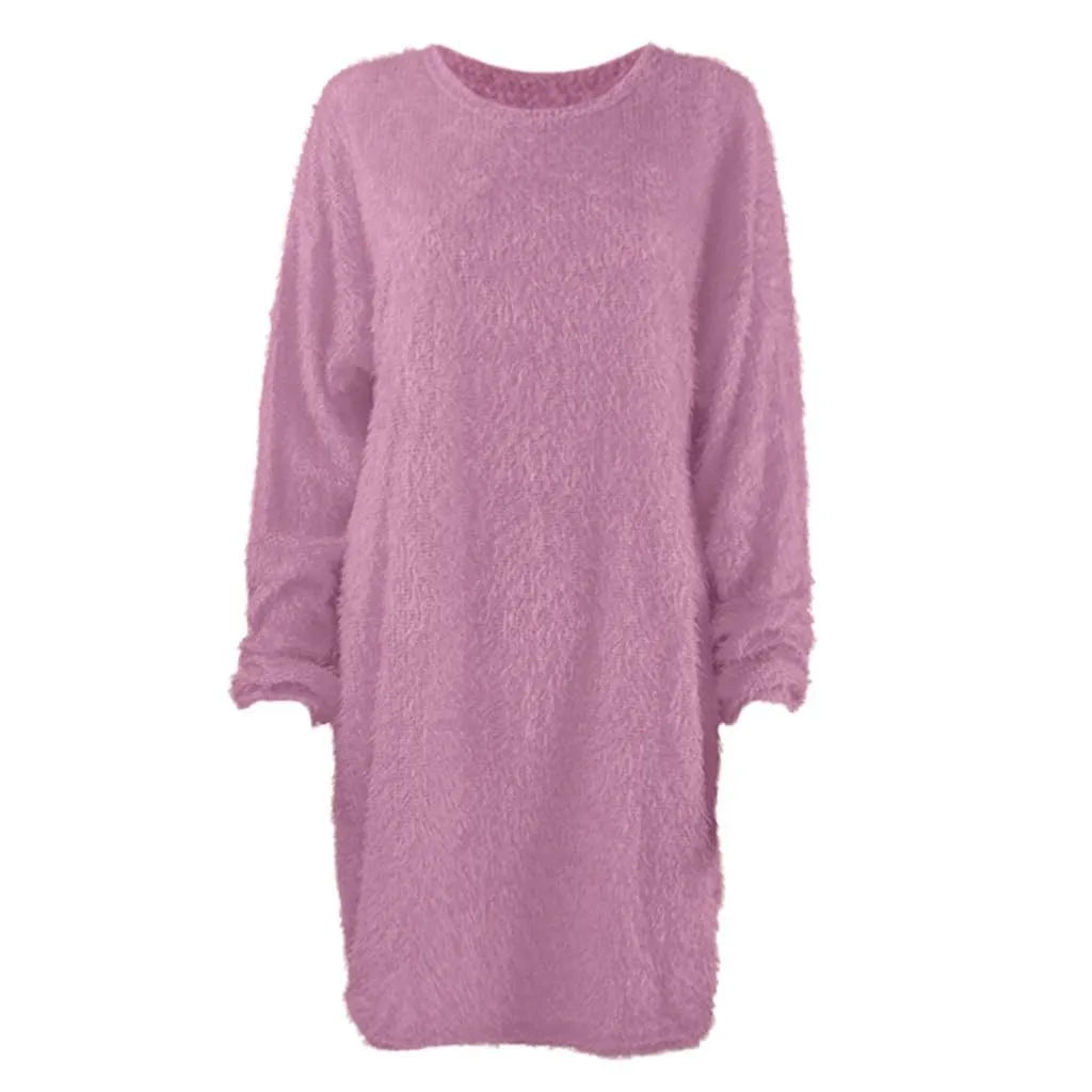 Aria | Women's Cozy Sweater Dress with Soft Knit