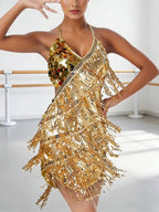 Ruby | Women's Flapper Sequin Fringe Dress
