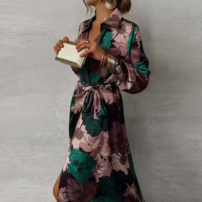 Naya | Women's Elegant Floral Maxi Dress