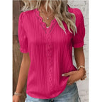 Seraphine | Women's Elegant Blouse with Lace Trim