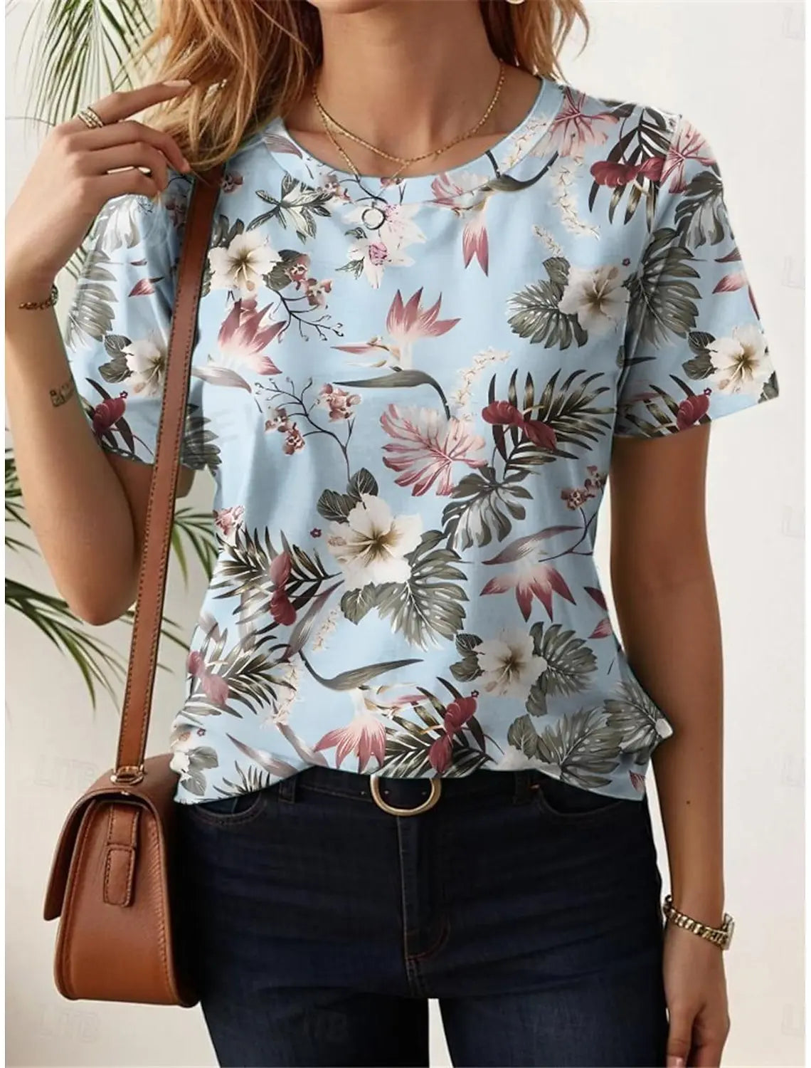 Mette | Women's Floral Short Sleeve Shirt