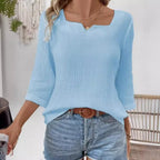 Lark | Women's Casual Square Neck Blouse