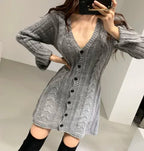 Sienna | Women's Cozy Cable Knit Sweater Dress