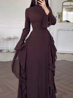 Aurelia | Women's Elegant Long Sleeve Maxi Dress