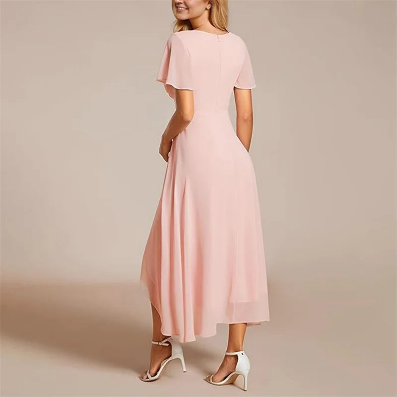 Marlowe | Women's Elegant Flowy Midi Dress