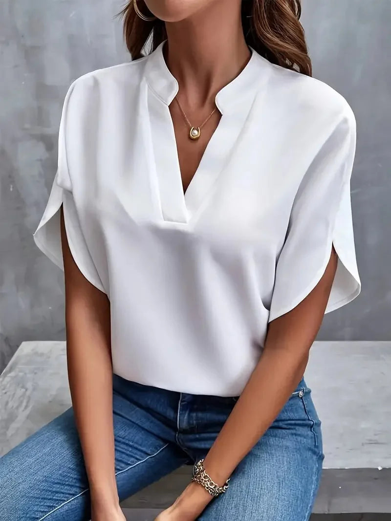Calla | Women's Elegant Blouse with V-Neck