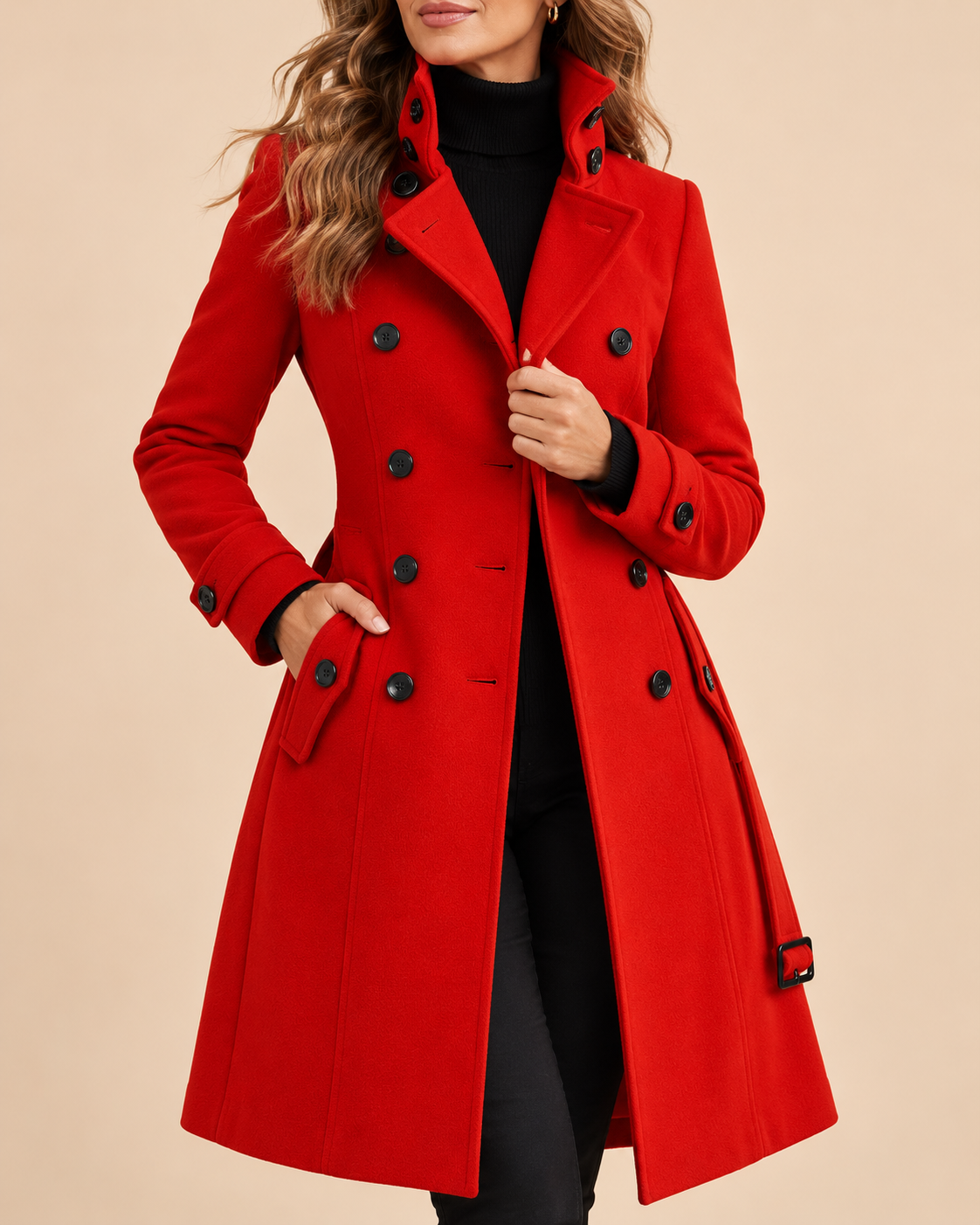 Selene | Women's Stylish Double-Breasted Trench Coat