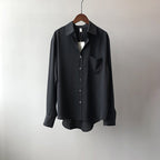 Lila | Women's Classic Blouse with Chest Pocket