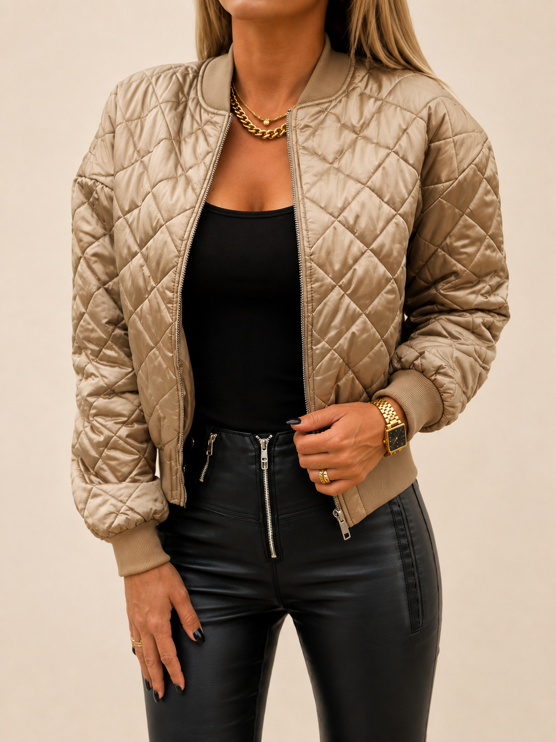 Sorrel | Women's Chic Quilted Bomber Jacket