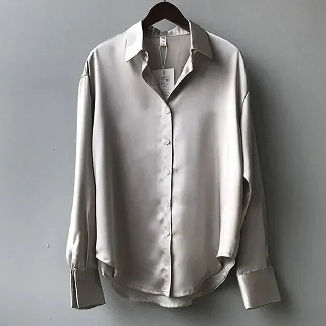 Sienna | Women's Elegant Satin Blouse