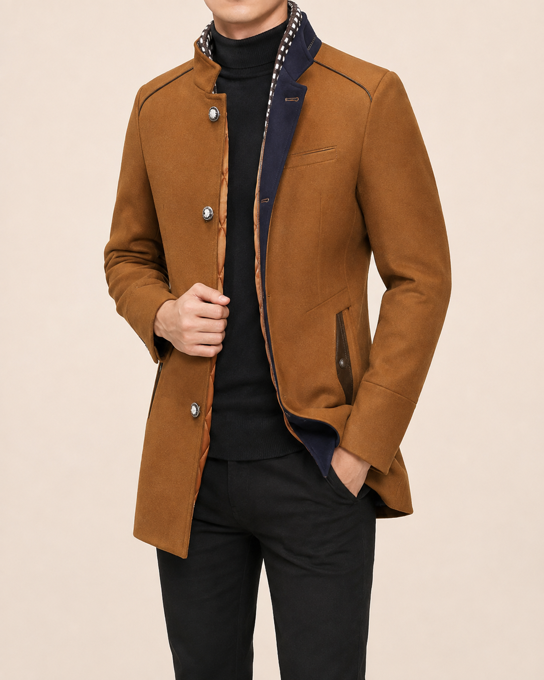 Sterling | Men's Stylish Double-Breasted Winter Coat