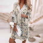 Remi | Women's Elegant Long-Sleeve Mini Dress