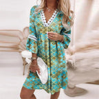 Remi | Women's Elegant Long-Sleeve Mini Dress