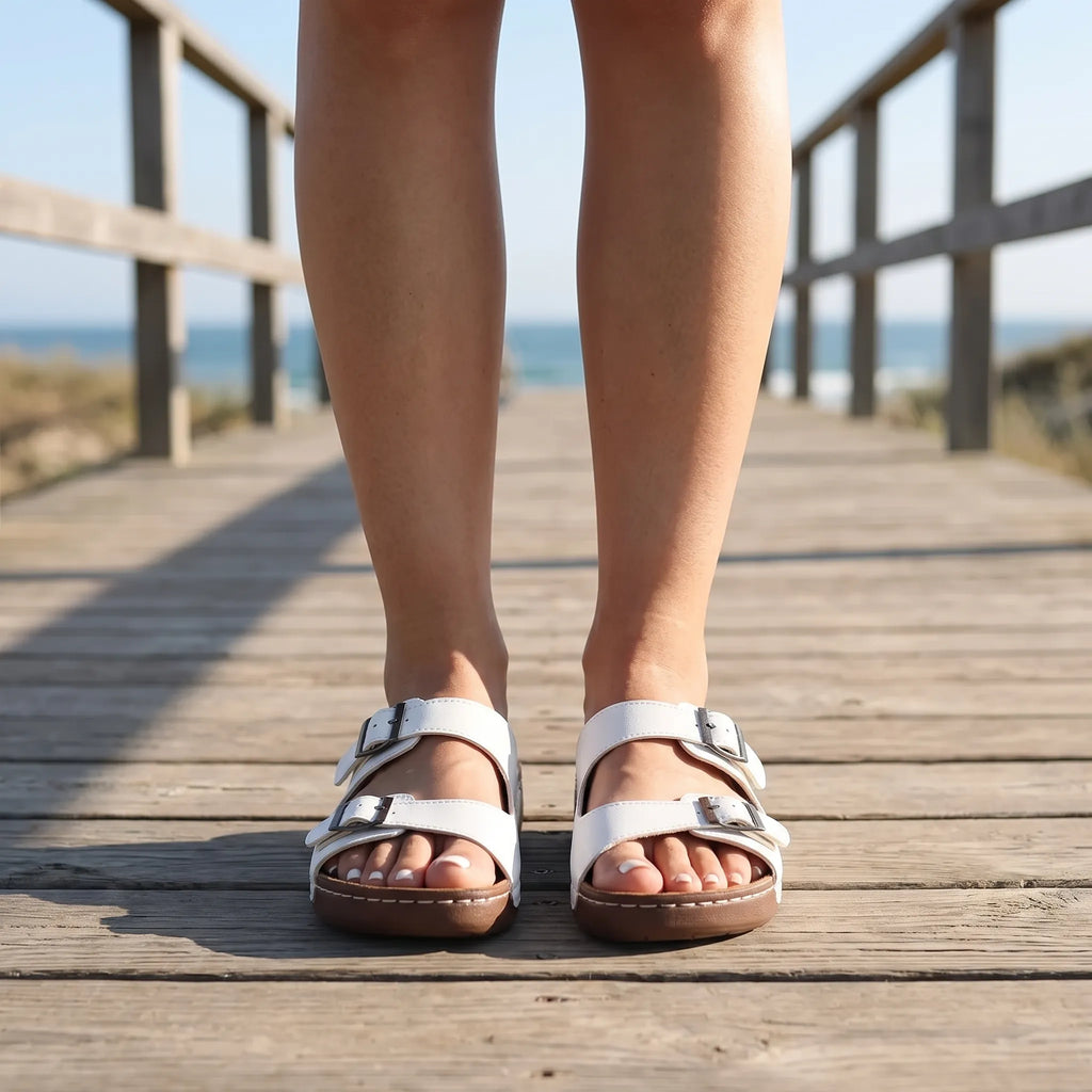 Vianova - Two-Strap Contoured Sandals