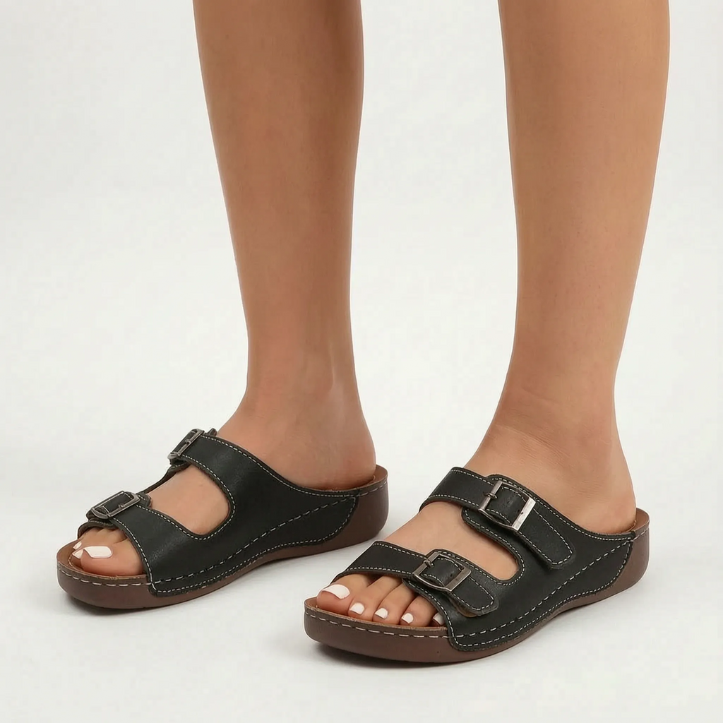 Vianova - Two-Strap Contoured Sandals