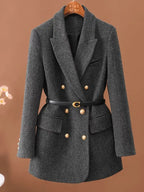 Finley | Women's Classic Blazer with Belt
