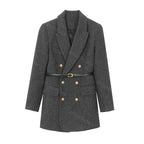 Finley | Women's Classic Blazer with Belt