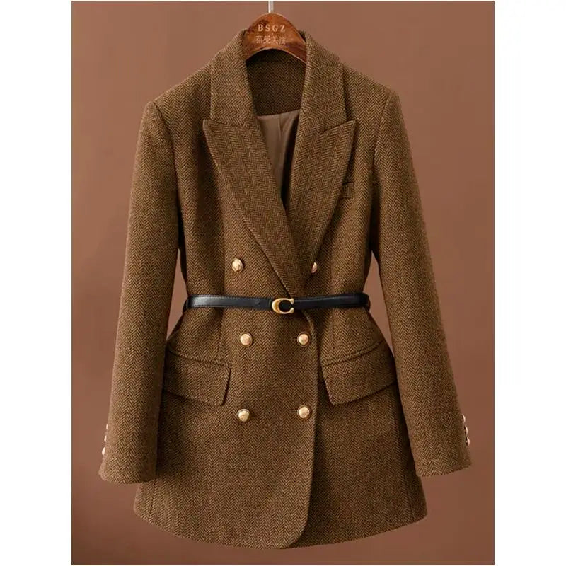 Finley | Women's Classic Blazer with Belt