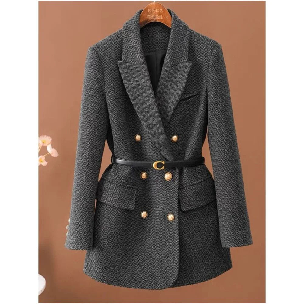Finley | Women's Classic Blazer with Belt
