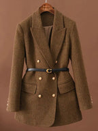 Finley | Women's Classic Blazer with Belt
