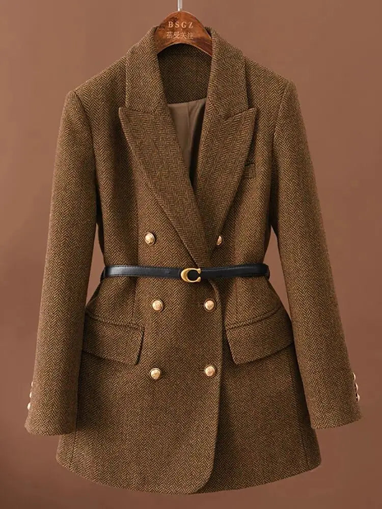 Finley | Women's Classic Blazer with Belt