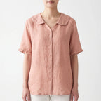 Vintara - Vintage-Inspired Scalloped Collar Summer Blouse