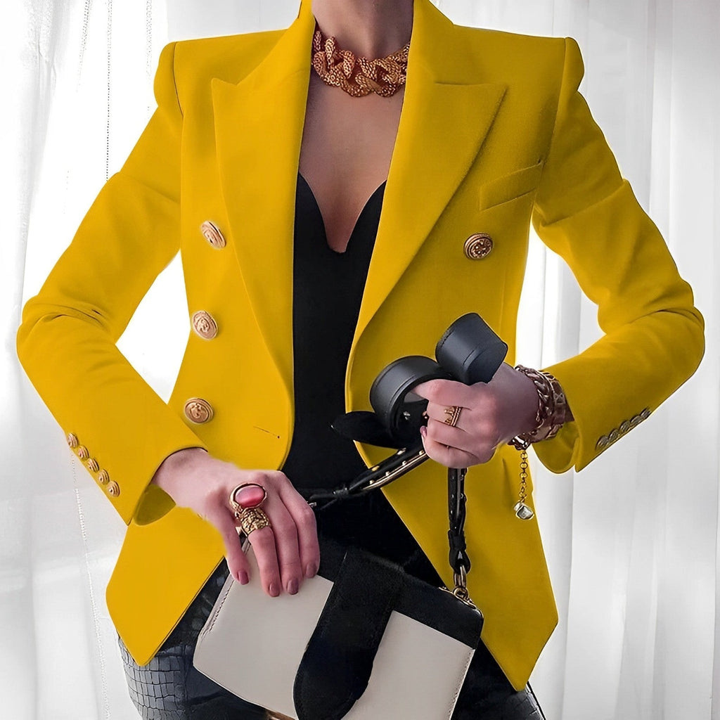 Nicolette | Women's Chic Double-Breasted Blazer Trousers Set