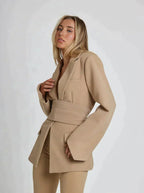 Sutton | Women's Belted Blazer with Sleek Silhouette