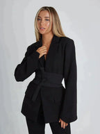 Sutton | Women's Belted Blazer with Sleek Silhouette