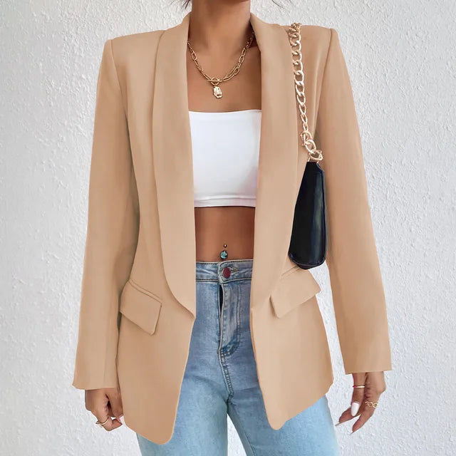 Mette | Women's Tailored Blazer with Chic Chain Detail