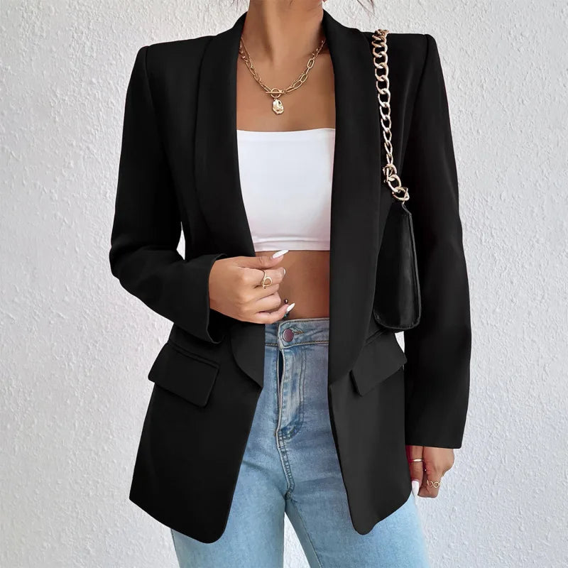 Mette | Women's Tailored Blazer with Chic Chain Detail