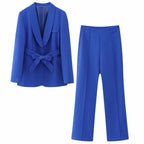 Priya | Women's Stylish Two Piece Suit Set with Tie Waist