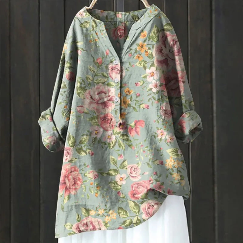 Sienna | Women's Vintage Floral Blouse