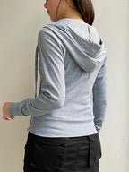 Selene | Women's Zipped Hoodie with Pocket Detail