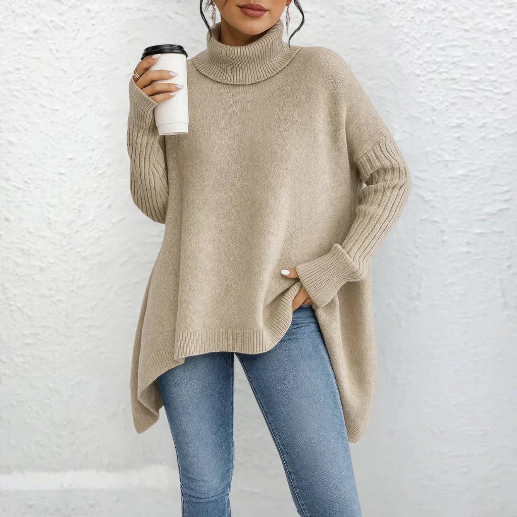 Briar | Women's Loose Turtle Neck Knit Sweater