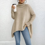 Briar | Women's Loose Turtle Neck Knit Sweater