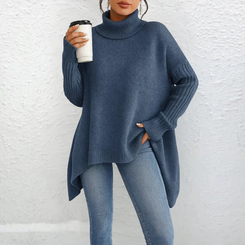 Briar | Women's Loose Turtle Neck Knit Sweater