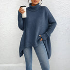 Briar | Women's Loose Turtle Neck Knit Sweater