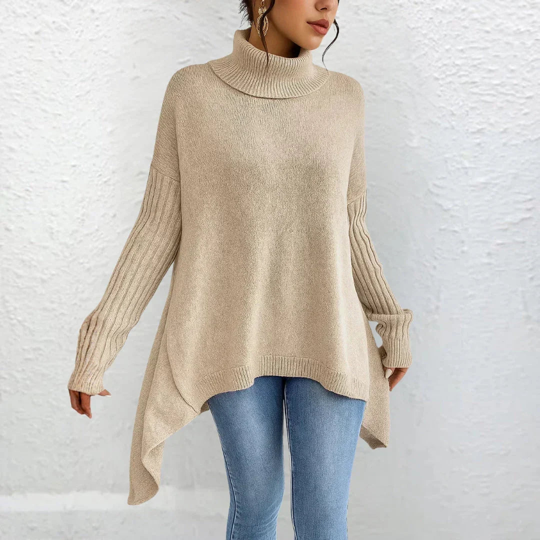 Briar | Women's Loose Turtle Neck Knit Sweater