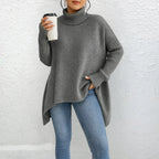 Briar | Women's Loose Turtle Neck Knit Sweater