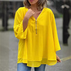 Wren | Women's Zipped Comfort Blouse