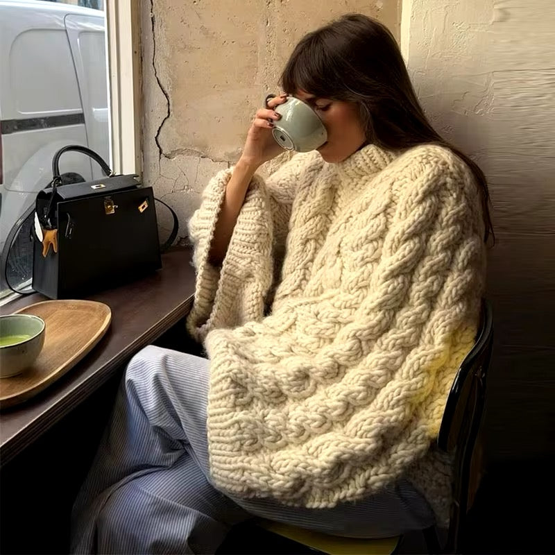 Marlowe | Women's Cozy Cable Knit Warm Comfort Sweater