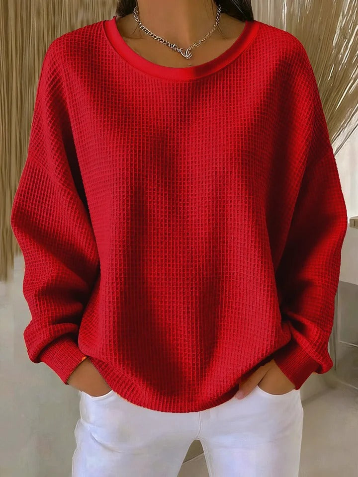 Lennox | Women's Relaxed Waffle Knit Sweater